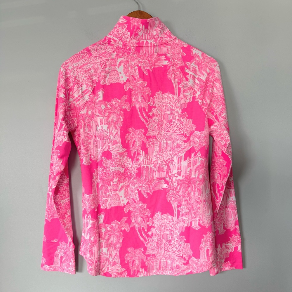 Lilly Pulitzer Roxie Pink Pb Anniversary Toile UPF 50+ Skipper Popover size XS - Picture 6 of 12